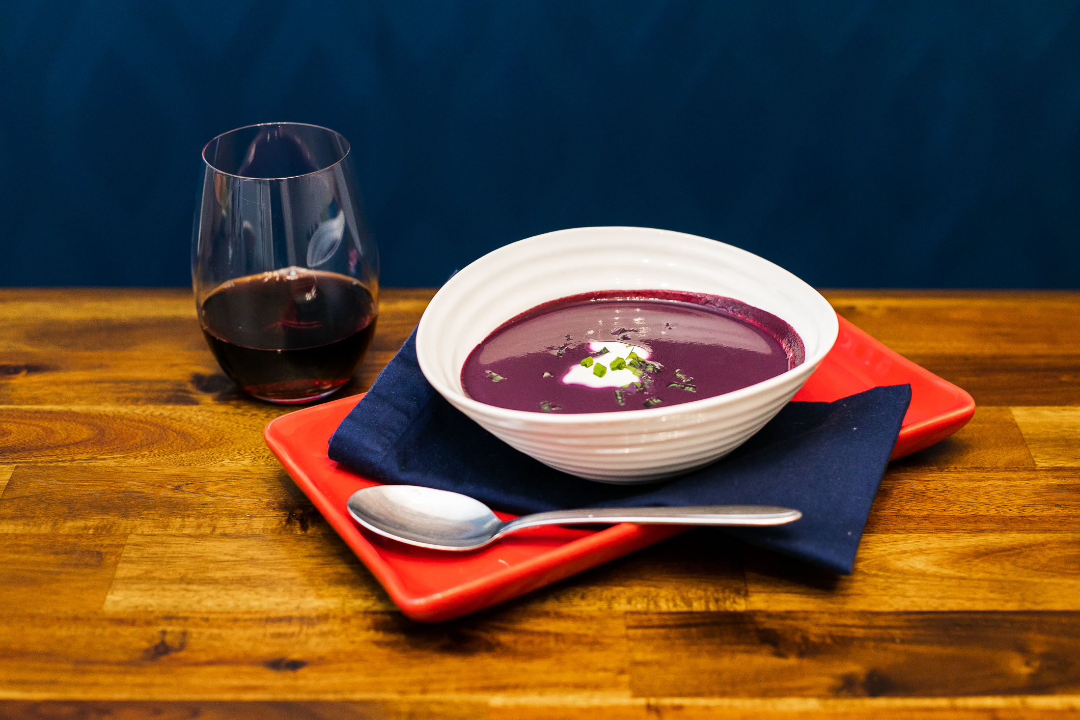 Warm BC Blueberry Bisque. Credit BC Blueberries