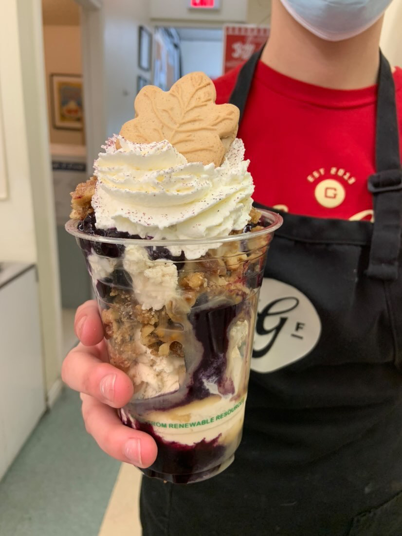 Maple Blue-eh sundae