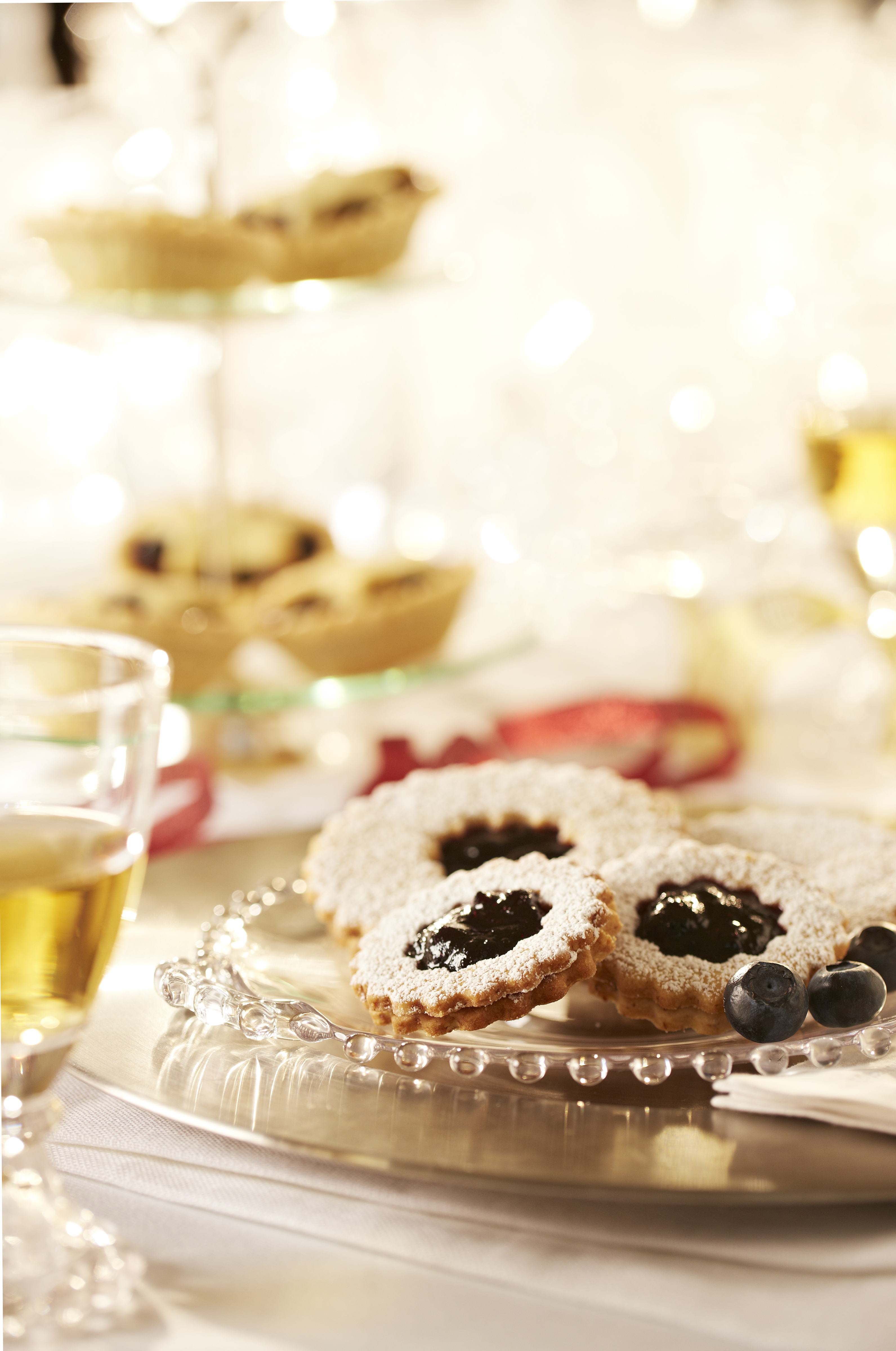 BC Blueberry Linzer Cookies. Credit BC Blueberries