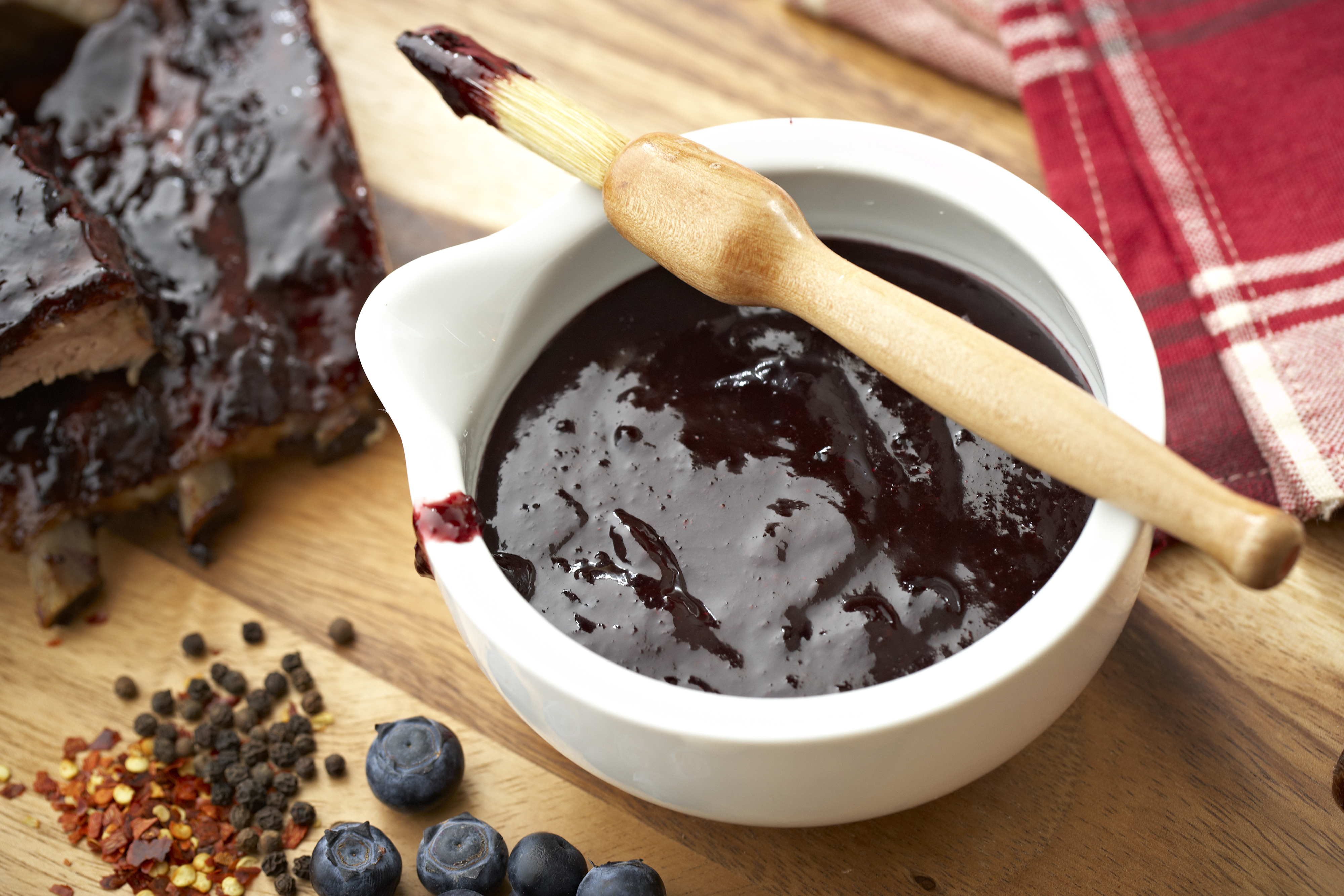 BC Blueberry BBQ Sauce. Photo credit BC Blueberries.
