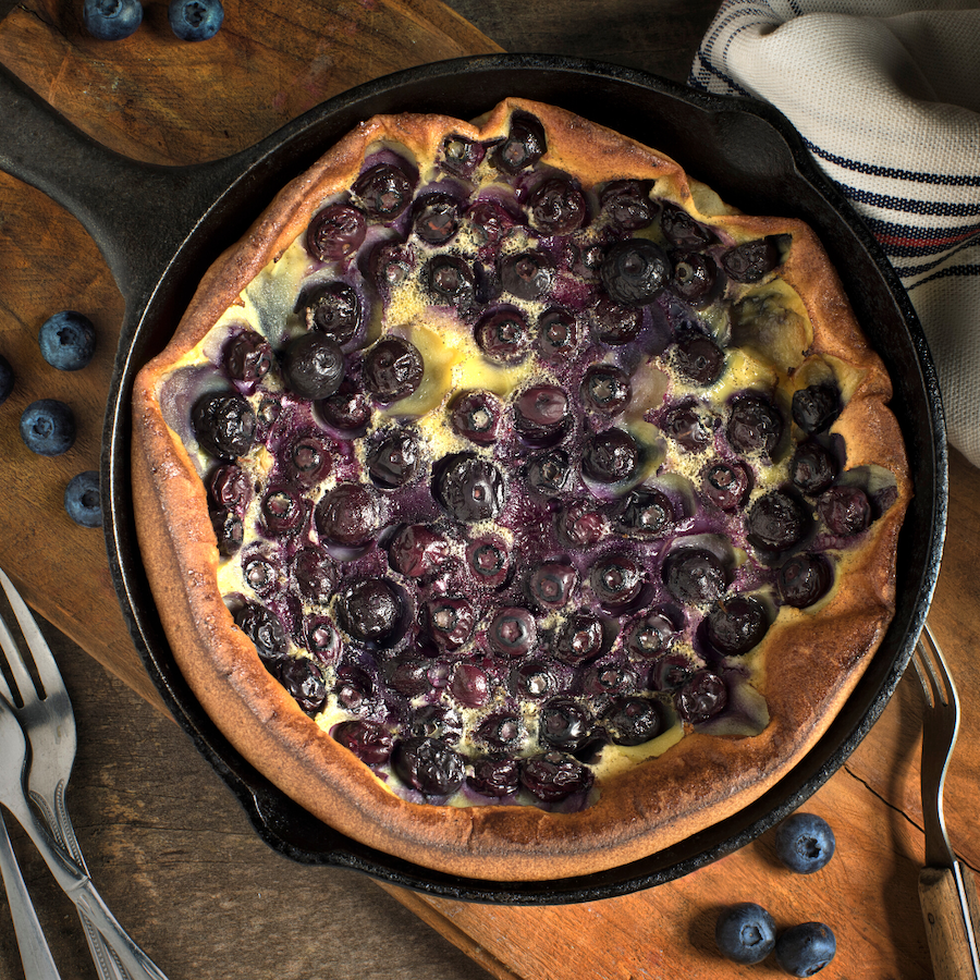 Blueberry Clafoutis