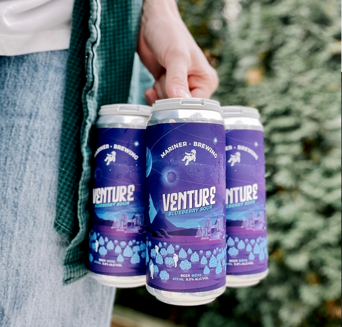 Mariner Brewing's Venture Blueberry Sour. Credit Mariner Brewing