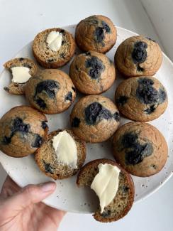 Vegan Blueberry Muffins Photo Credit Erin Ireland