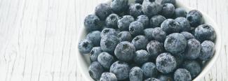 Frozen BC blueberries