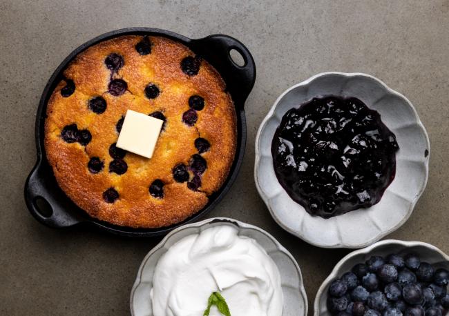 Torafuku's BC Blueberry Cornbread 