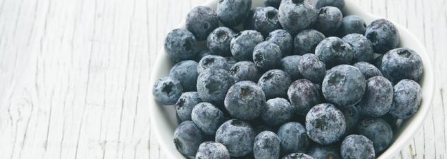 Frozen BC blueberries