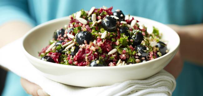 Healthy blueberries