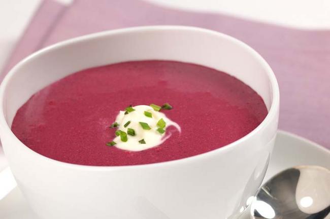 Warm Blueberry Bisque