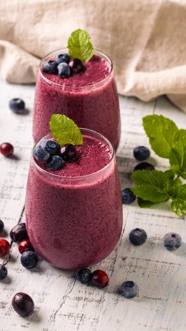 Blue Cranberry Smoothie