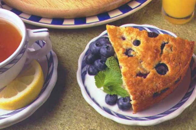 Blueberry Oatmeal  Breakfast Cake