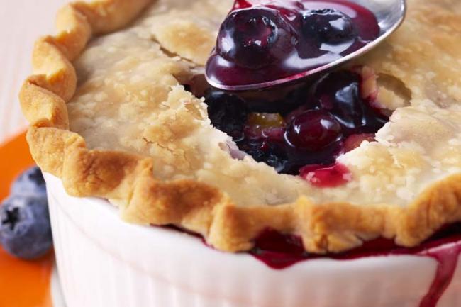 Blueberry Apricot Pot Pies