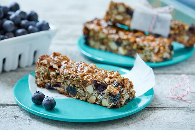 Blueberry Granola Bars