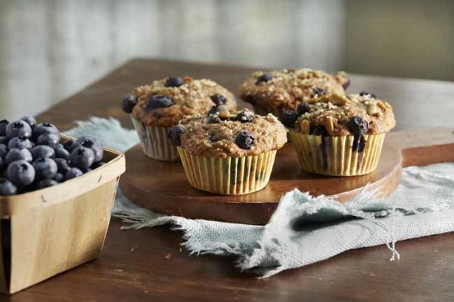 Healthy Blueberry Muffins