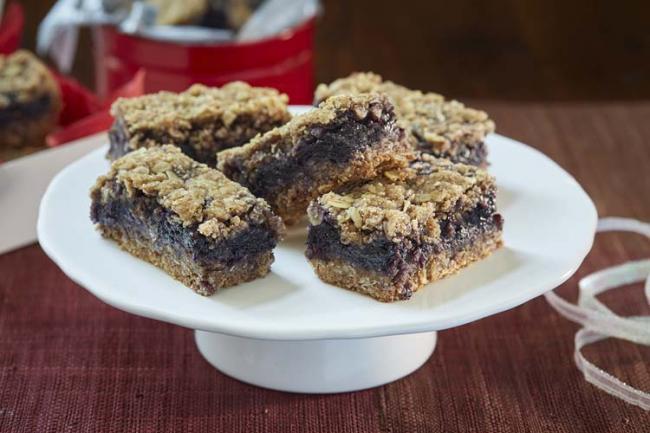 Blueberry Jam Almond Bars