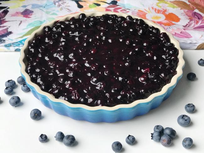Vegan Blueberry Cheesecake