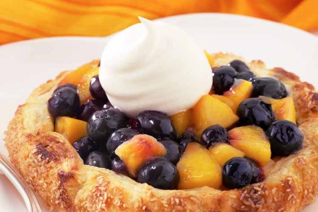 Rustic Blueberry-Nectarine Crostata