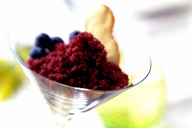 Blueberry Granita