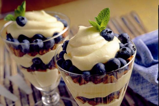 Blueberry And Lemon Parfait