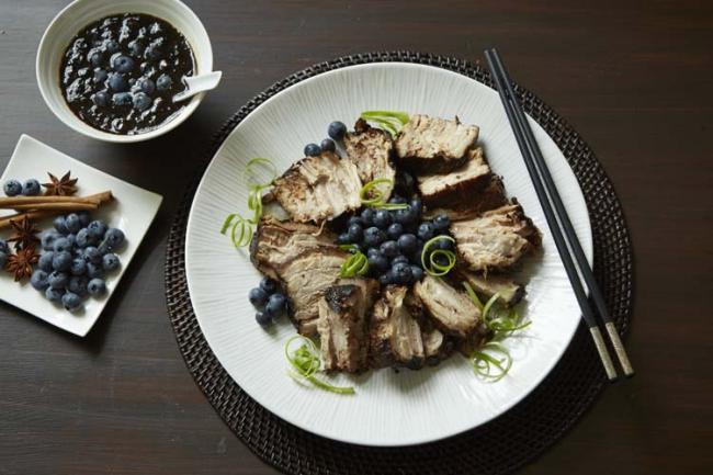 Braised Star Anise & Blueberry Pork Belly